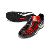 Chuteira Society TF Nike Air Zoom Total 90 III Preta e Vermelha