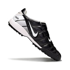 Chuteira Society TF Nike Air Zoom Total 90 III Preta e Branca