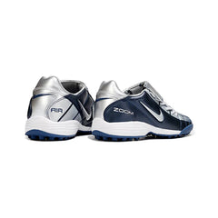 Chuteira Society TF Nike Air Zoom Total 90 III Azul-Marinho e Cinza