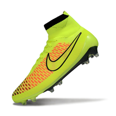 Chuteira Campo FG Nike Magista Obra ACC Elite Volt Amarelo