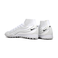 Chuteira Society TF Nike Mercurial Superfly 10 Elite Air Max 95 Disruptive Infantil