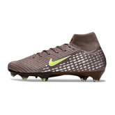 Chuteira Campo Nike Air Zoom Mercurial Superfly 10 Elite FG Marrom Mbappé Pack