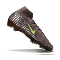Chuteira Campo Nike Air Zoom Mercurial Superfly 10 Elite FG Marrom Mbappé Pack