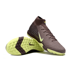 Chuteira Society TF Nike Mercurial Superfly 10 Elite Marrom Pack Mbappe Infantil