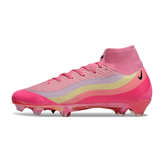 Chuteira Campo Nike Air Zoom Mercurial Superfly 10 Elite FG Rosa Air Max 95 Pack