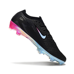 Chuteira Campo FG Nike Mercurial Vapor 16 Elite Preta, Azul e Rosa Infantil