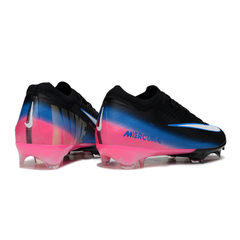 Chuteira Campo Nike Air Zoom Mercurial Vapor 16 Elite FG Preto, Rosa e Azul
