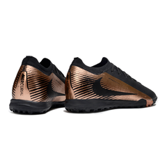 Chuteira Society Nike Zoom Mercurial Vapor 16 Elite TF Preto e Bronze