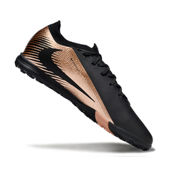 Chuteira Society Nike Zoom Mercurial Vapor 16 Elite TF Preto e Bronze