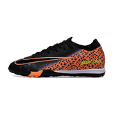 Chuteira Society Nike Zoom Mercurial Vapor 16 Elite TF Preto e Laranja