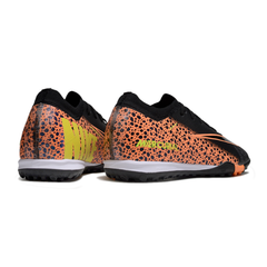 Chuteira Society Nike Zoom Mercurial Vapor 16 Elite TF Preto e Laranja