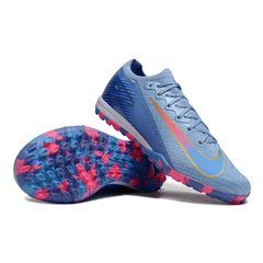 Chuteira Society TF Nike Mercurial Vapor 16 Elite Azul Infantil