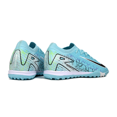 Chuteira Society Nike Zoom Mercurial Vapor 16 Elite TF Azul Claro