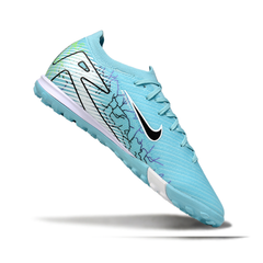 Chuteira Society Nike Zoom Mercurial Vapor 16 Elite TF Azul Claro