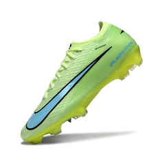 Chuteira Campo FG Nike Air Zoom Mercurial Vapor 16 Elite Verde e Azul-Clara