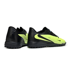 Chuteira Society Nike Phantom 6 Academy TF Preto e Verde Fluorescente