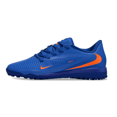 Chuteira Society Nike Phantom 6 Academy TF Azul e Laranja