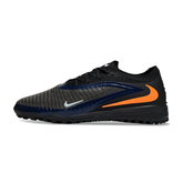 Chuteira Society Nike Zoom Mercurial Vapor 16 Elite TF Preto, Azul e Laranja