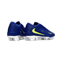 Chuteira Campo FG Nike Phantom 6 Elite Azul e Prateada