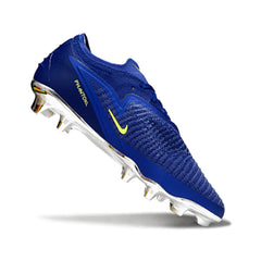 Chuteira Campo FG Nike Phantom 6 Elite Azul e Prateada