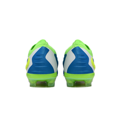 Chuteira Campo FG Nike Phantom 6 Elite Verde-Clara e Azul Infantil