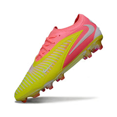 Chuteira Campo FG Nike Phantom 6 Elite Rosa, Amarela e Branca