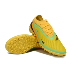 Chuteira Society TF Nike Phantom 6 Pro Amarela Infantil