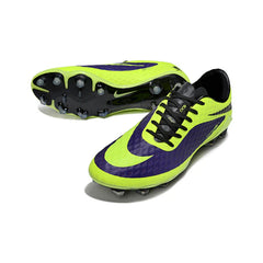 Chuteira Campo FG Nike Phantom Hypervenom Elite Verde-Clara e Roxa