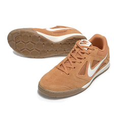 Chuteira Futsal Nike SB Gato X Supreme IC Marrom