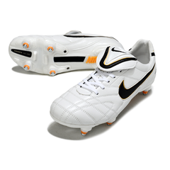 Chuteira Campo Nike Tiempo Legend 5 Elite Branca SG Trava Mista