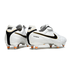 Chuteira Campo Nike Tiempo Legend 5 Elite Branca SG Trava Mista