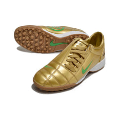 Chuteira Society TF Nike Total 90 III Infantil Dourada