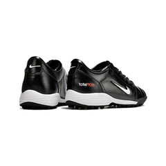 Chuteira Society TF Nike Total 90 III Infantil Preta e Prateada