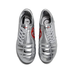 Chuteira Campo FG Nike Total 90 III Prateada Infantil