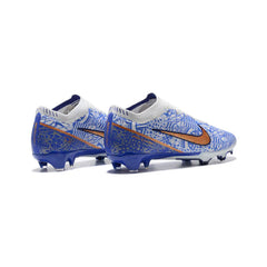 Chuteira Campo FG Nike Zoom Mercurial Vapor 15 Elite CR7 Azul Infantil