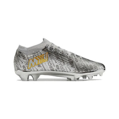 Chuteira Campo FG Nike Zoom Mercurial Vapor 15 Elite Prateada Infantil