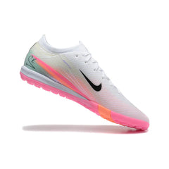 Chuteira Society TF Nike Zoom Mercurial Vapor 16 Elite Pack Branco Sam Kerr Turf Infantil