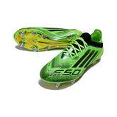 Chuteira Campo Molhado SG Adidas F50 Primeknit Elite Verde e Preta