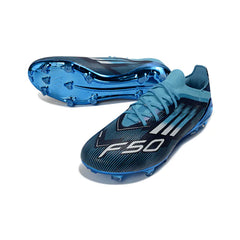 Chuteira Campo FG Adidas F50 Primeknit Elite Azul-Escura