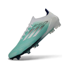 Chuteira Campo FG Adidas F50 Primeknit Elite Branca e Prateada