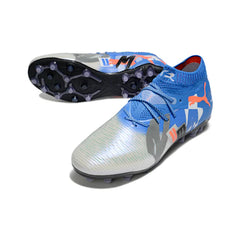 Chuteira Campo Sintético AG Puma Future 8 Azul e Branca