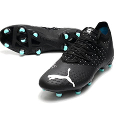 Chuteira Campo FG Puma Future Z 1.3 Preta and Azul-Clara