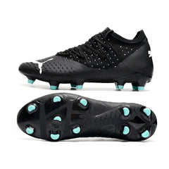 Chuteira Campo FG Puma Future Z 1.3 Preta and Azul-Clara