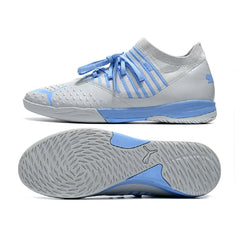 Chuteira Futsal IC Puma Future Z 1.3 Cinza and Azul
