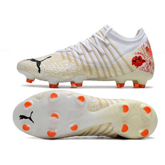 Chuteira Campo FG Puma Future Z 1.3 Pack Liberdade Preta e Azul