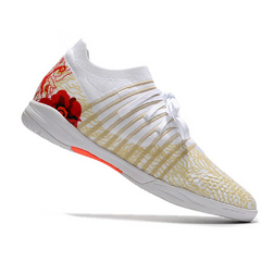 Chuteira Futsal IC Puma Future Z 1.3 Pack Liberdade Preta e Vermelha
