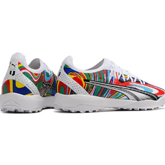 Chuteira Society TF Puma Ultra Ultimate Colorida