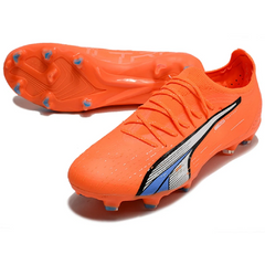 Chuteira Campo FG Puma Ultra Ultimate Pack Supercharge Preta e Amarela
