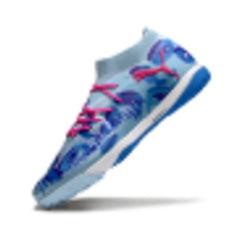Chuteira Society TF Puma Future 8 Azul-Clara