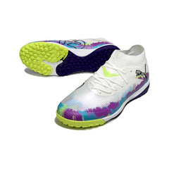 Chuteira Society TF Puma Future 8 Pack Branco Brilliance 3.0